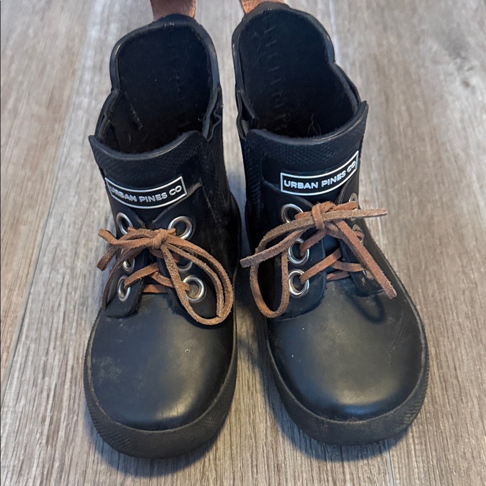 Pine Boots from Urban Pines Company, with natural rubber and vegan leather.